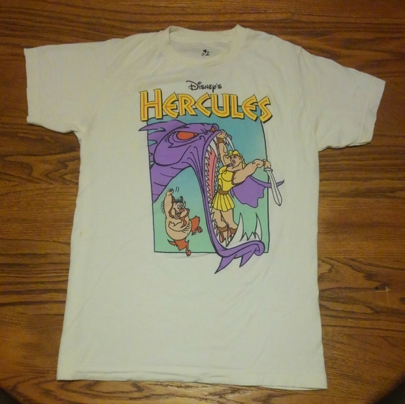 🐲 🗡️ Hercules Disney ✨️ Shirt Pixar Small Classic 90s 🔥 Stylish Fun Cartoon - Picture 1 of 8